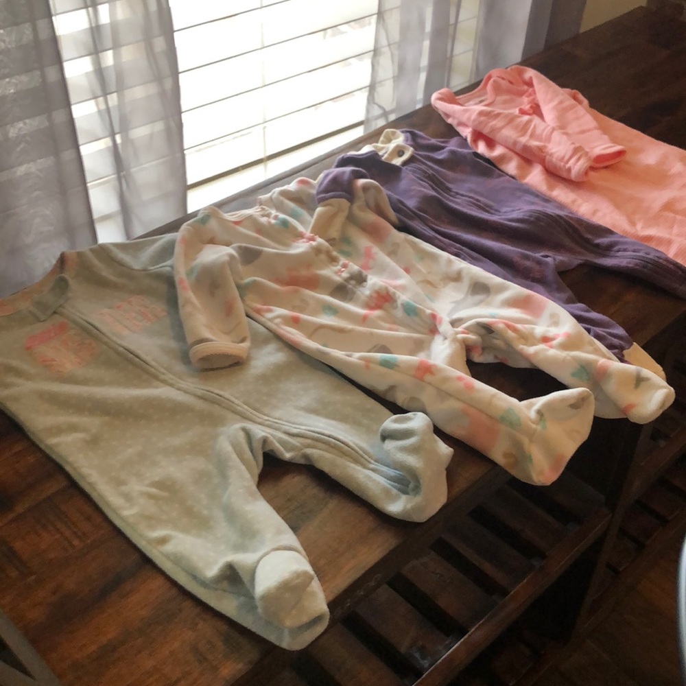 Baby Girls 0-3 months Sleepers
